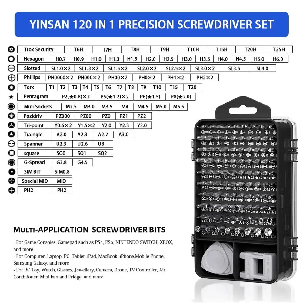 Electronics Screwdriver™ set 115 in 1