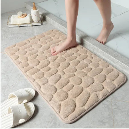Embossed bath towel